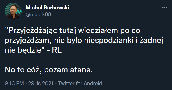 OHO! SŁOWA Lewandowskiego nt. Złotej Piłki...